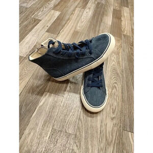 Cat & Jack Youth Boys' Size 2 Dark Navy Blue Colby High Top Lace Sneakers